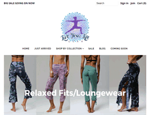 Tablet Screenshot of liveyourlifegear.com